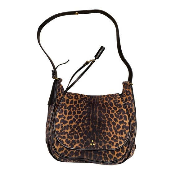 Jerome Dreyfuss Leopard Print Crossbody Bag - Picture 1 of 7